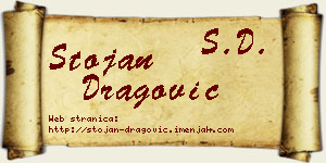 Stojan Dragović vizit kartica